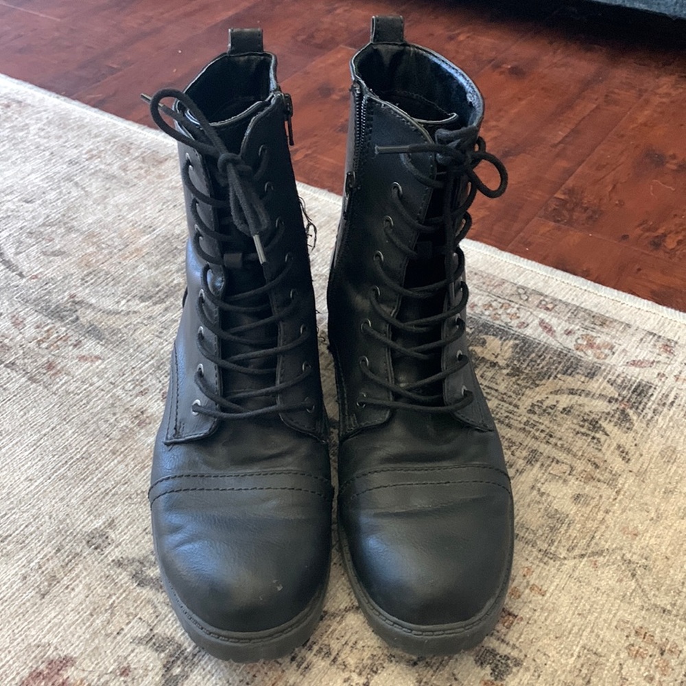 Black boots
